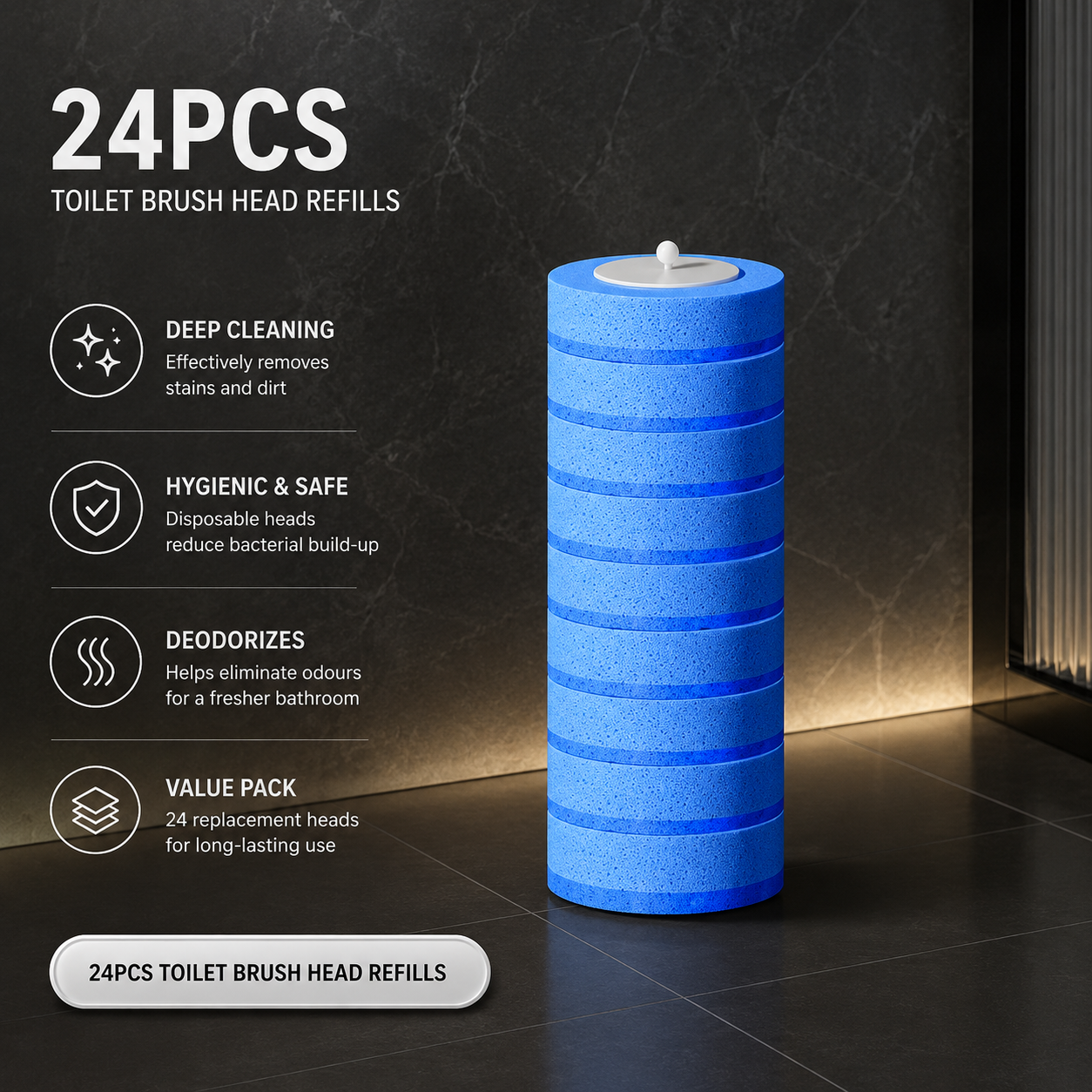 Disposable Toilet Brush Kit™