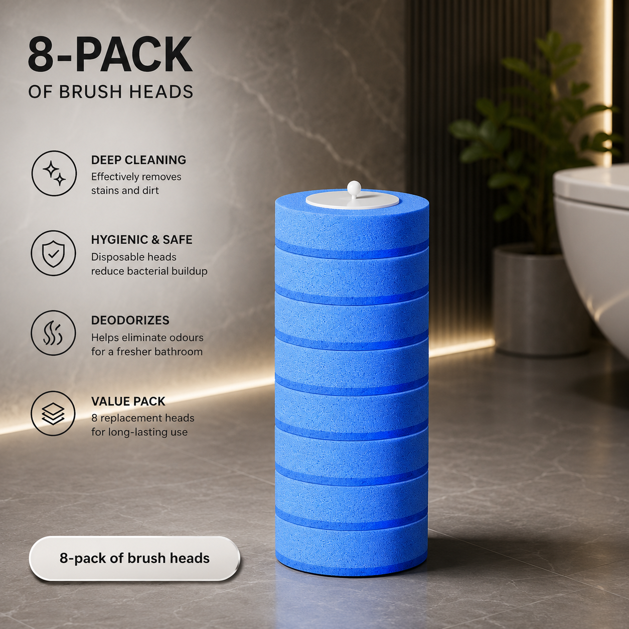 Disposable Toilet Brush Kit™