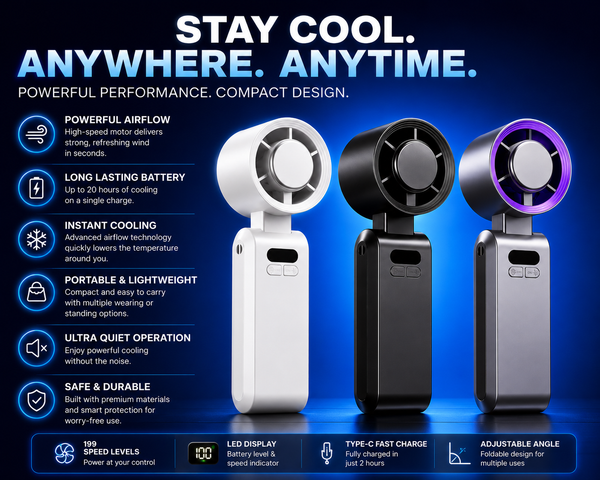 Portable Handheld High Speed Fan™