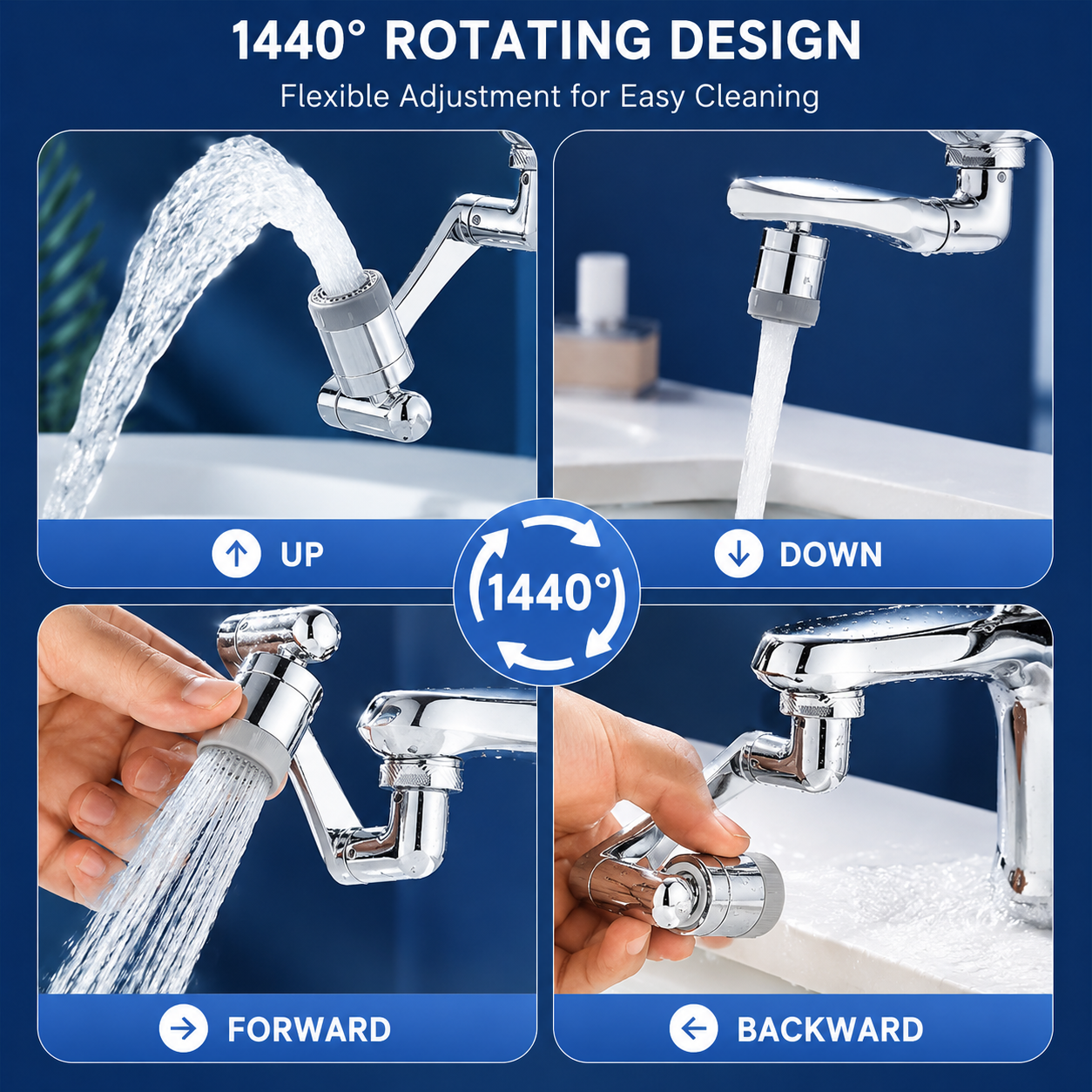 Multi-Angle Faucet Extender™