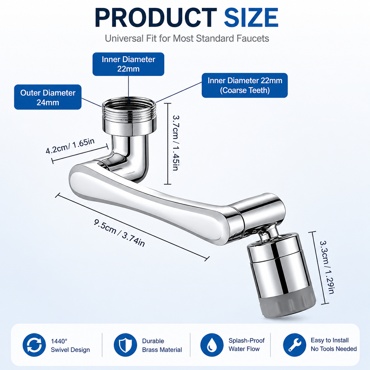 Multi-Angle Faucet Extender™
