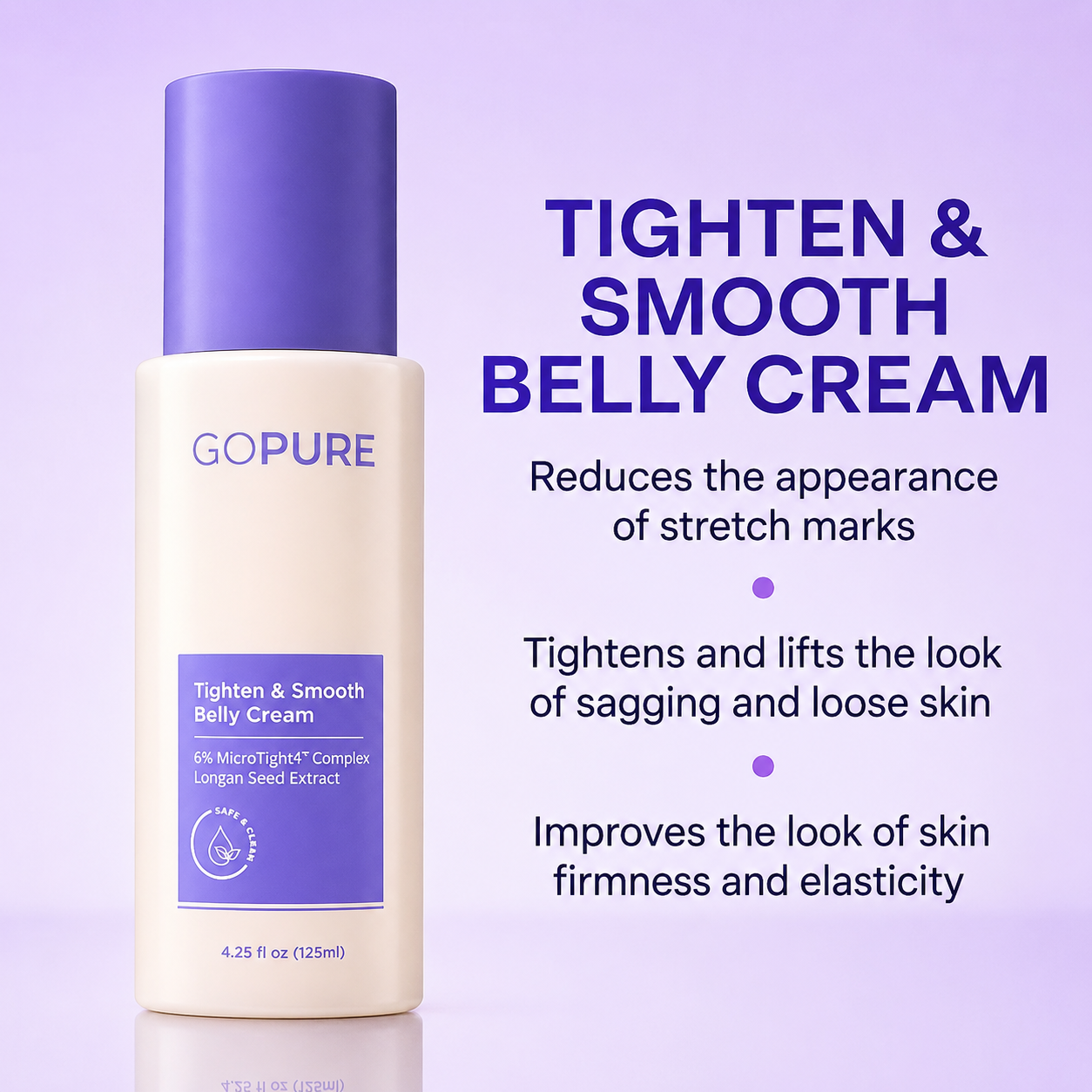 Belly Cream 125ml Tighten And Smooth Moisturizing Skin Repair