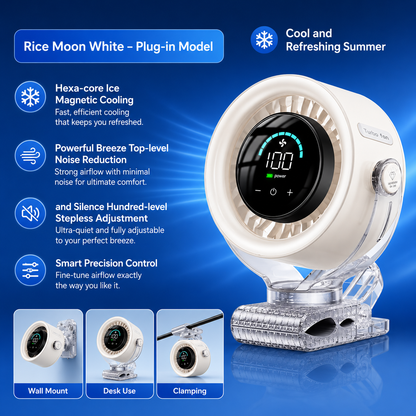 KIMMOO 4000mAh Rechargeable Portable Clip-on Fan™